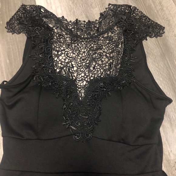 Black Lace Dress - Picture 4 of 4